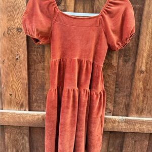 Rust Orange Dress